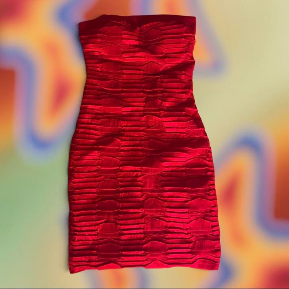 Romeo & Juliet Couture Y2k Women's Red Mini Dress